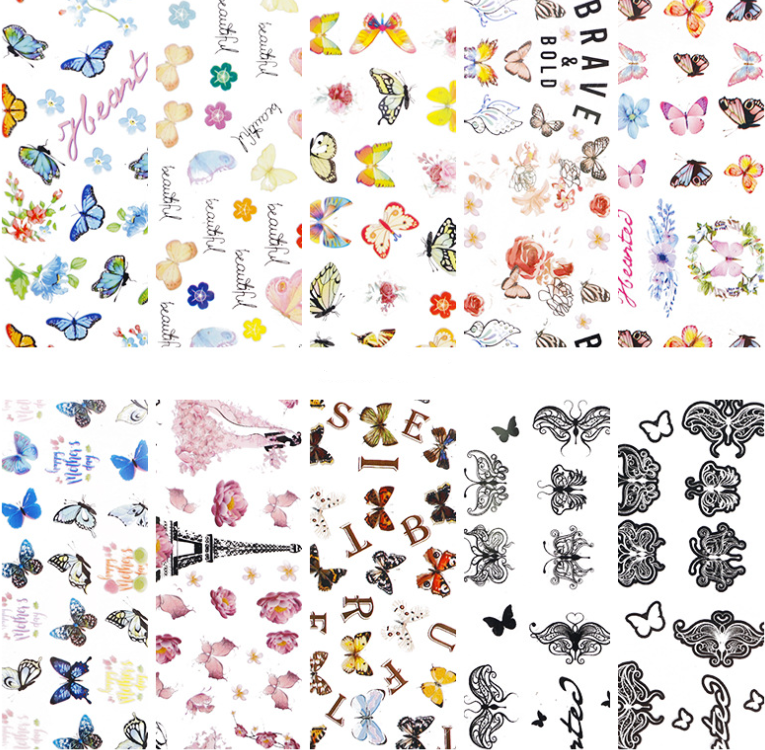 Pegatina de varios dibujos