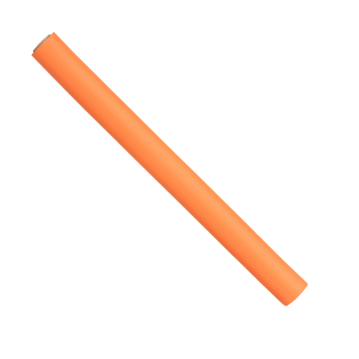 BOLSA 12 PAPILLOTS CORTO NARANJA 17.5X1.6 01255